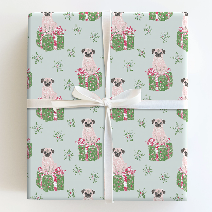 Pink Puggle Christmas