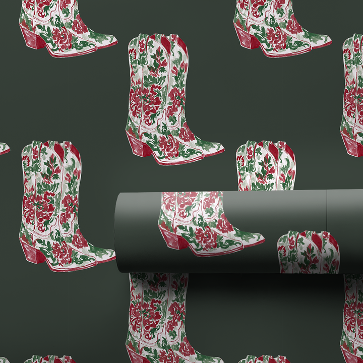 Red and Green Boots