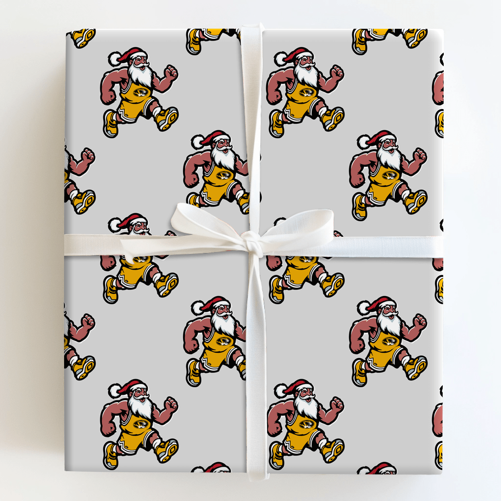 Santa Slams in the Zou - Wrapping Paper - Aspen & Arlo