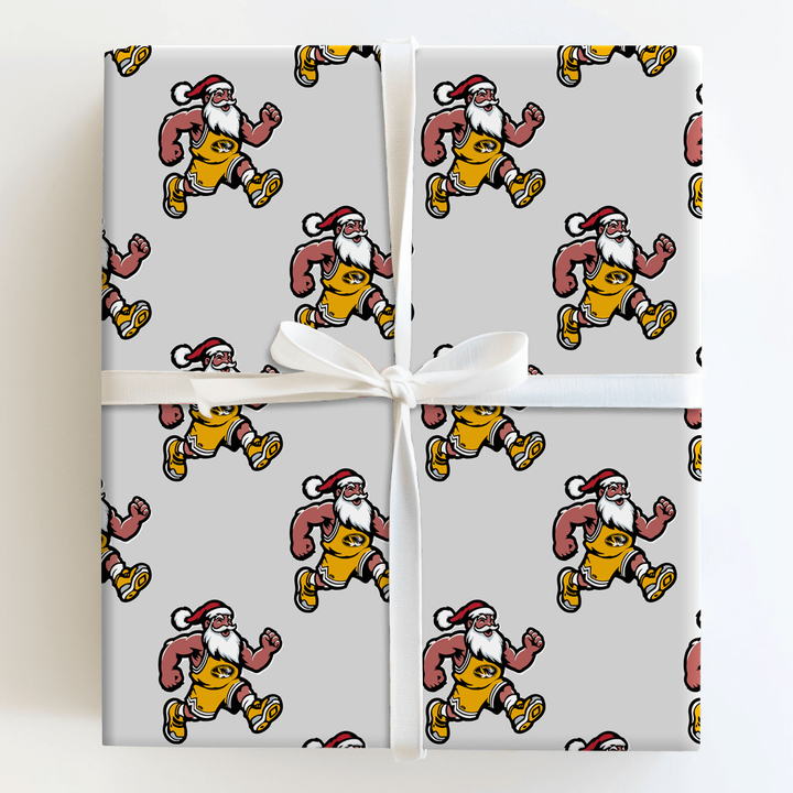 Santa Slams in the Zou - Wrapping Paper - Aspen & Arlo