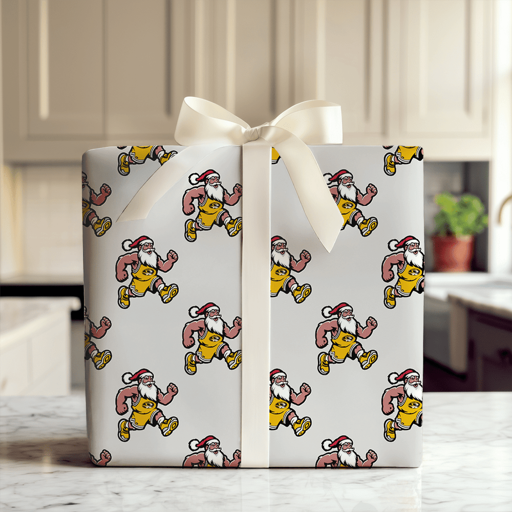 Santa Slams in the Zou - Wrapping Paper - Aspen & Arlo