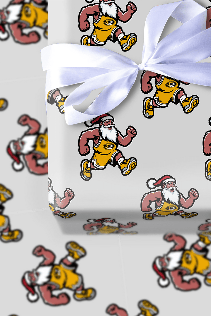 Santa Slams in the Zou - Wrapping Paper - Aspen & Arlo