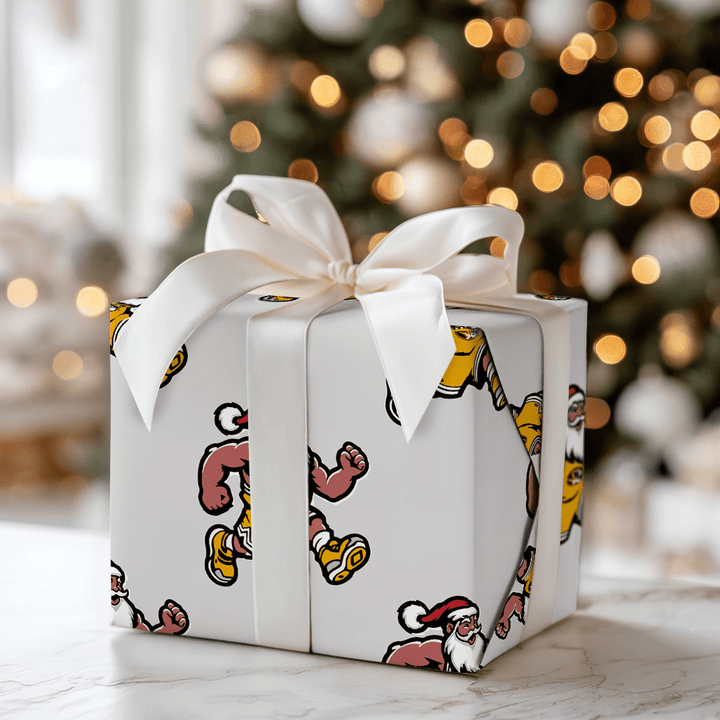 Santa Slams in the Zou - Wrapping Paper - Aspen & Arlo