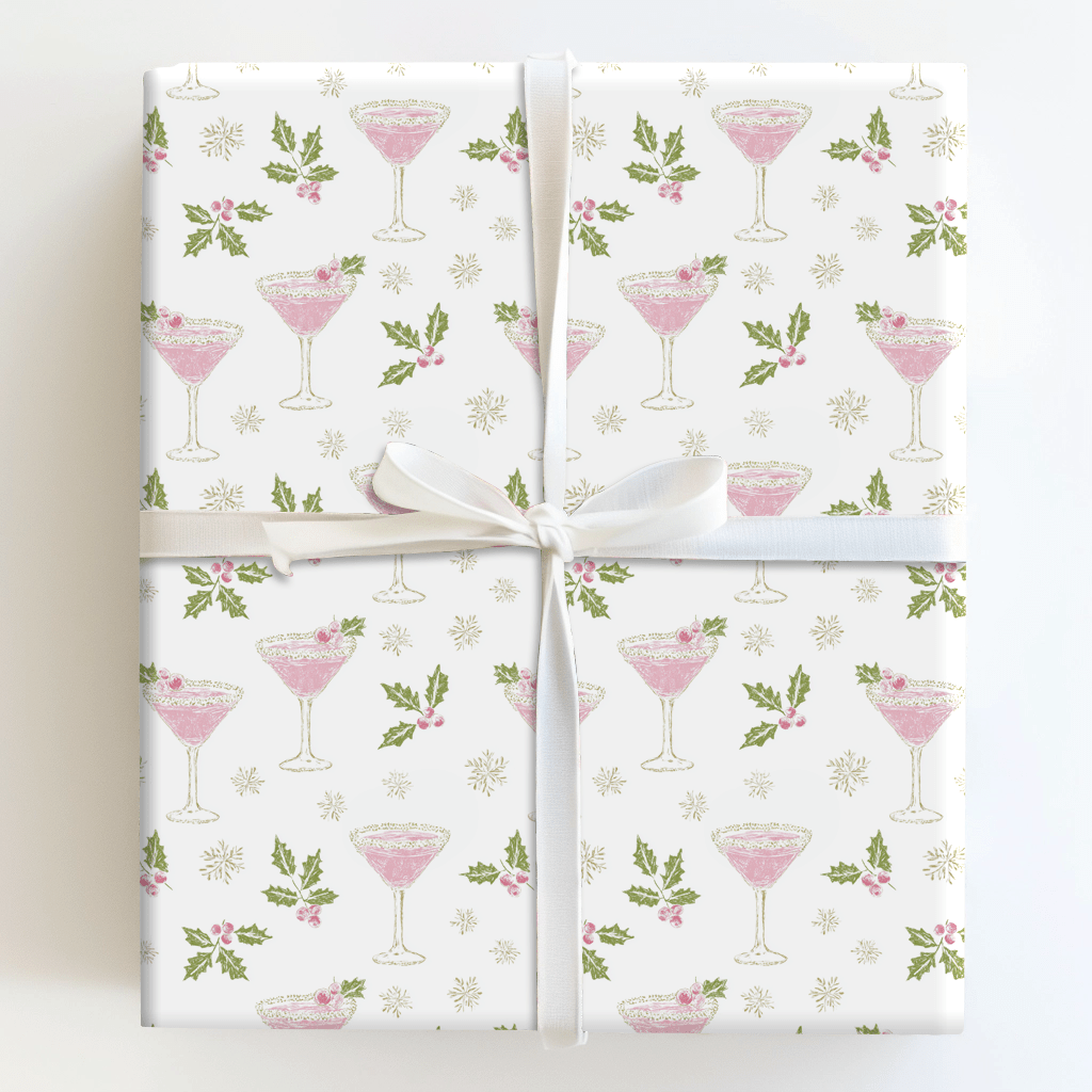 Christmas Cosmopolitans - Wrapping Paper - Aspen & Arlo