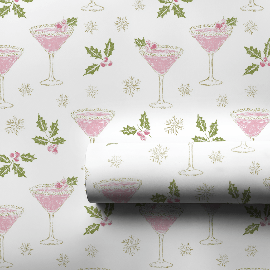 Christmas Cosmopolitans - Wrapping Paper - Aspen & Arlo