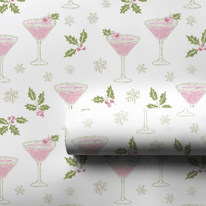 Christmas Cosmopolitans - Wrapping Paper - Aspen & Arlo