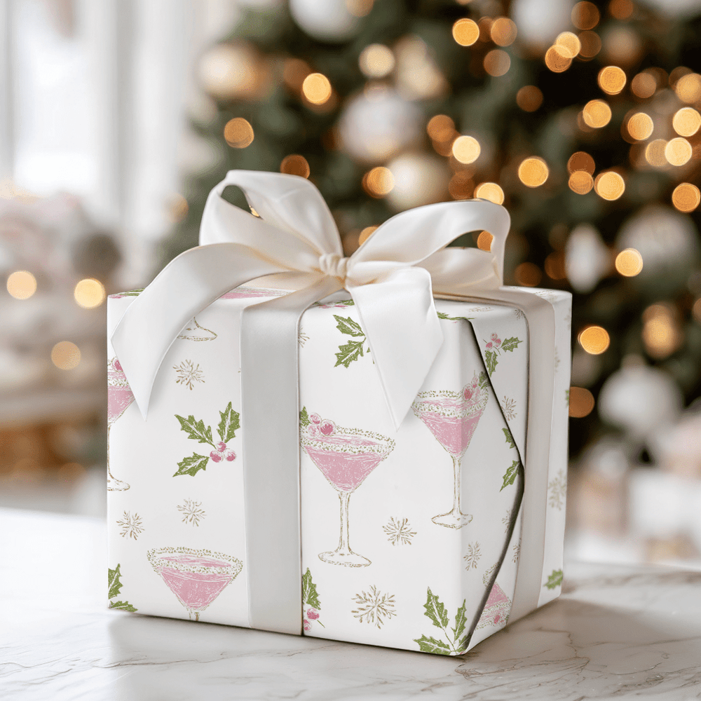 Christmas Cosmopolitans - Wrapping Paper - Aspen & Arlo