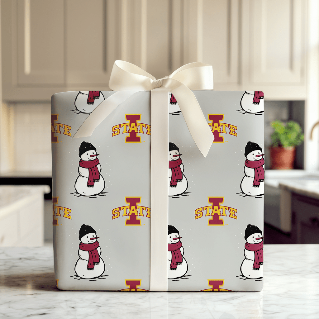 Iowa State Snowman - Wrapping Paper - Aspen & Arlo