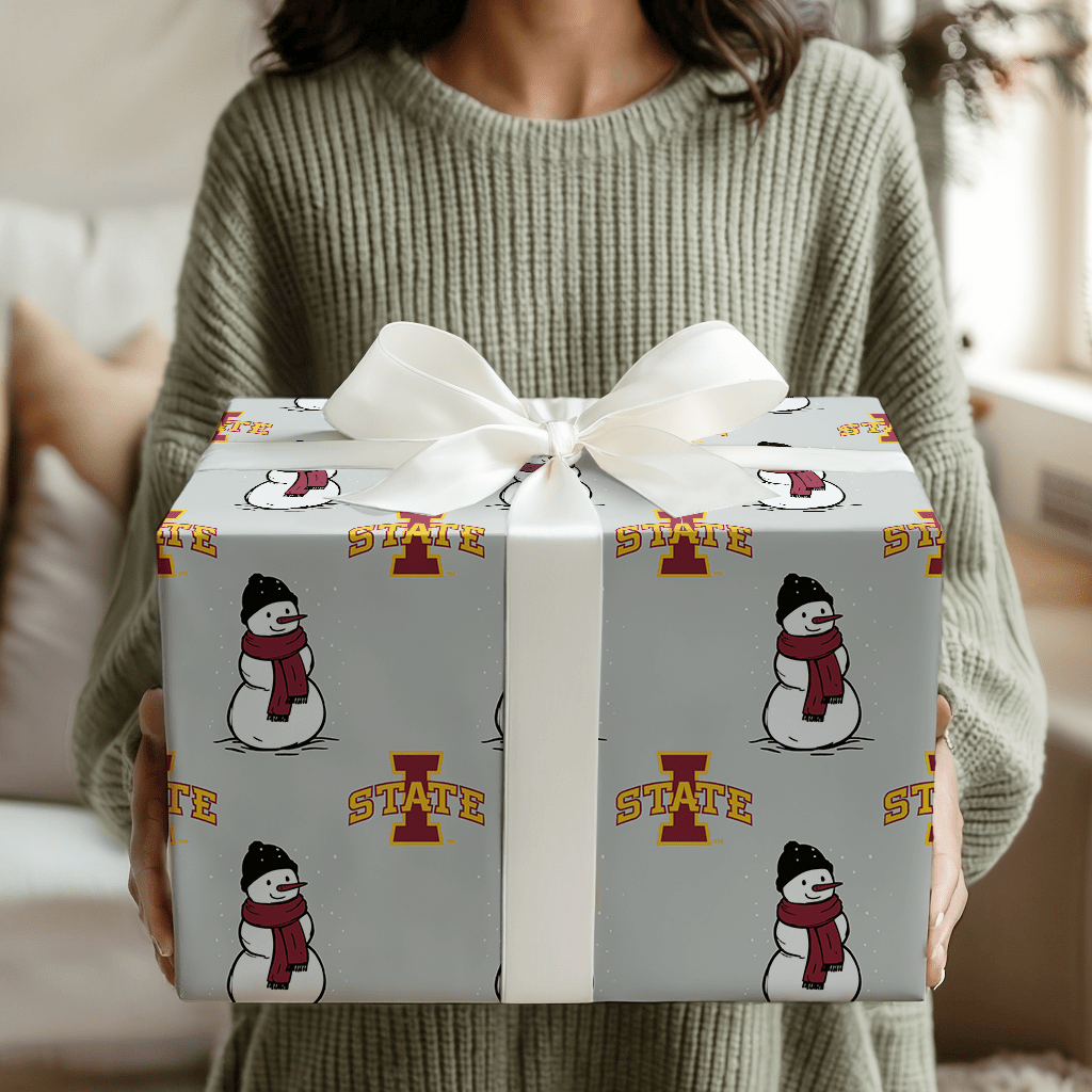 Iowa State Snowman - Wrapping Paper - Aspen & Arlo