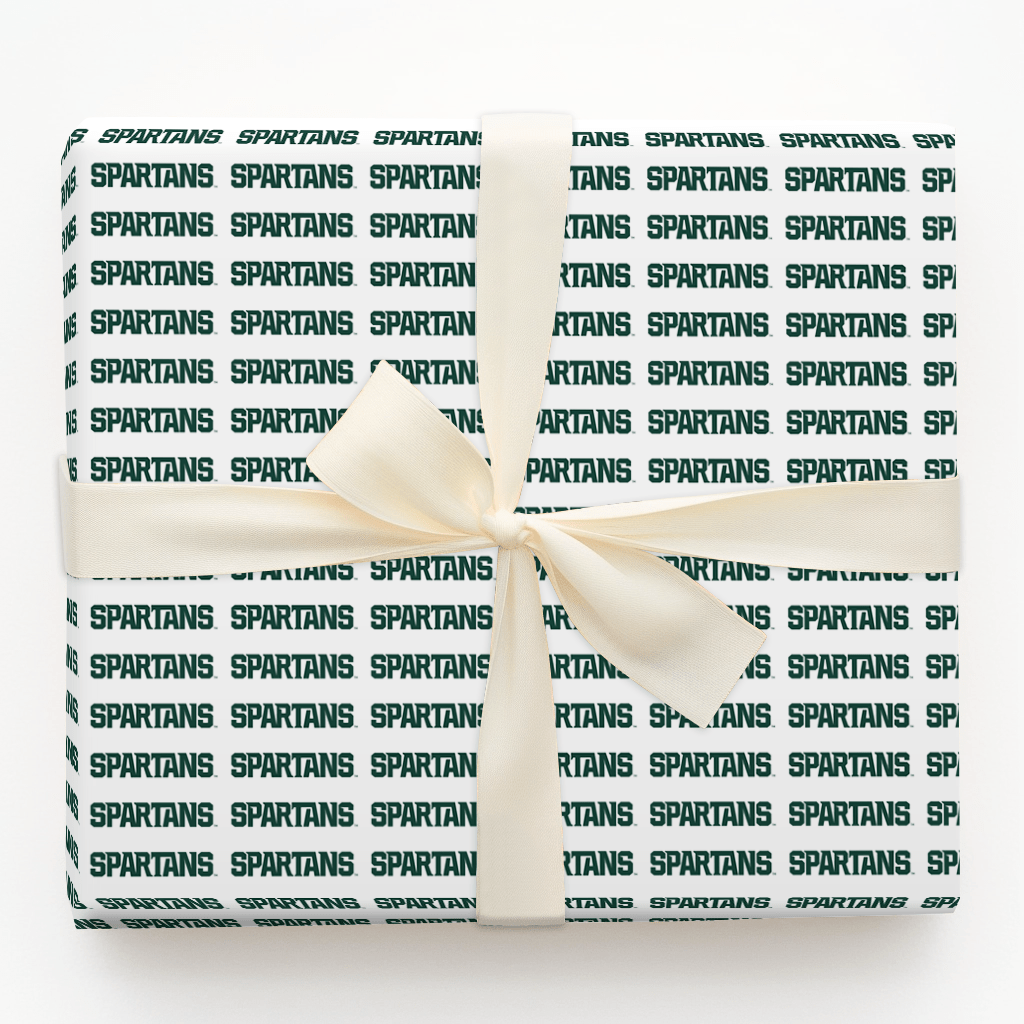 Repeating Spartans - Wrapping Paper - Aspen & Arlo