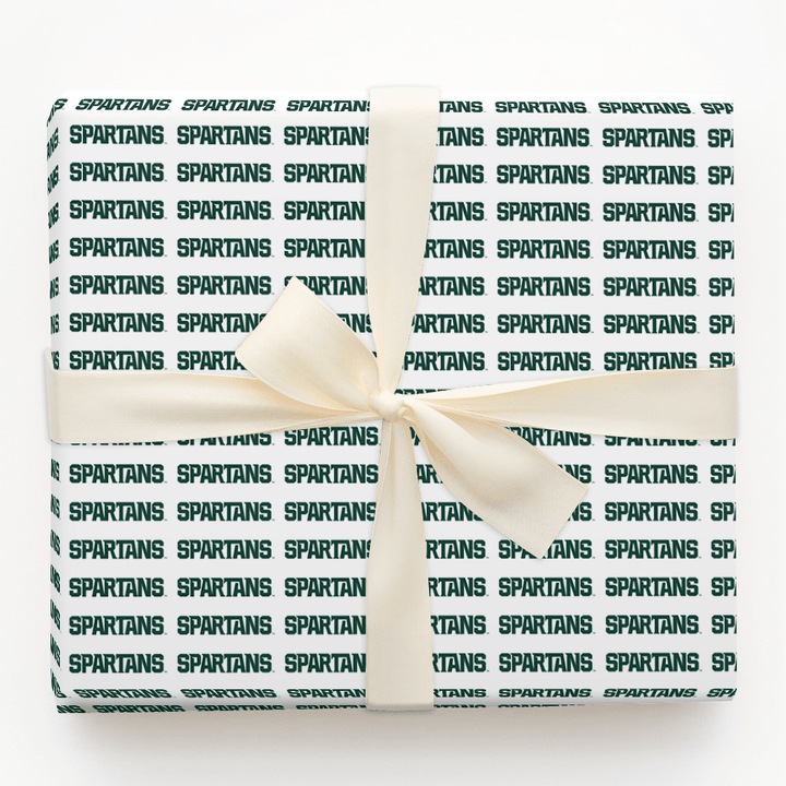 Repeating Spartans - Wrapping Paper - Aspen & Arlo