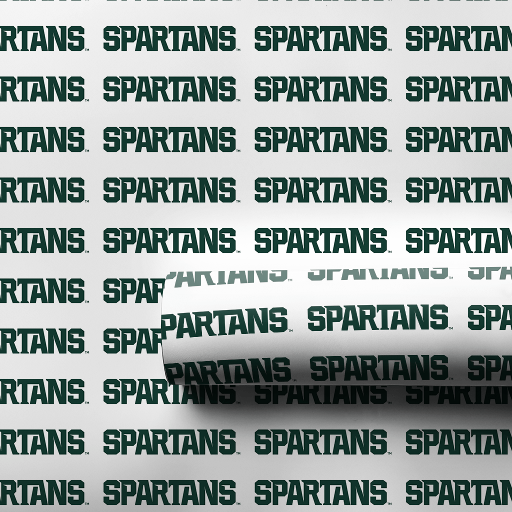 Repeating Spartans - Wrapping Paper - Aspen & Arlo