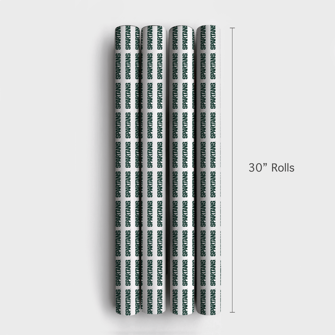 Repeating Spartans - Wrapping Paper - Aspen & Arlo