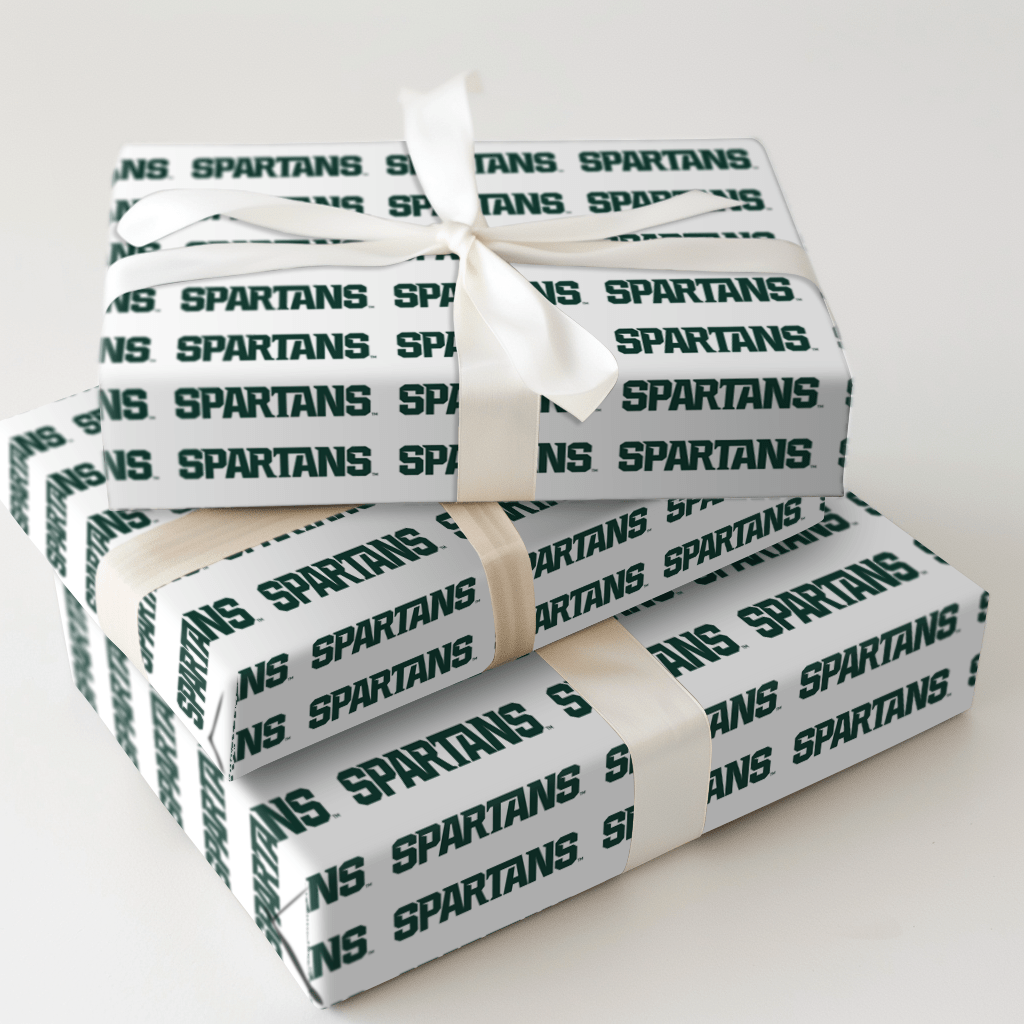 Repeating Spartans - Wrapping Paper - Aspen & Arlo