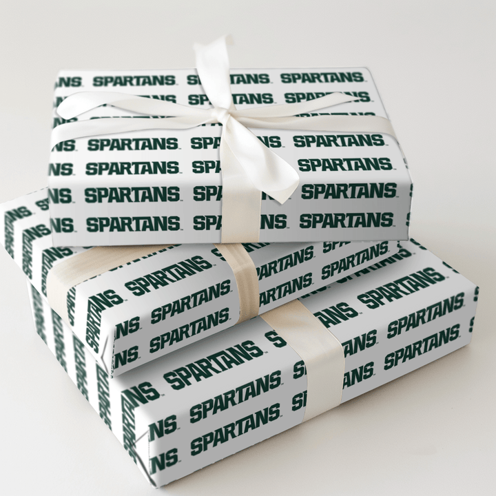 Repeating Spartans - Wrapping Paper - Aspen & Arlo