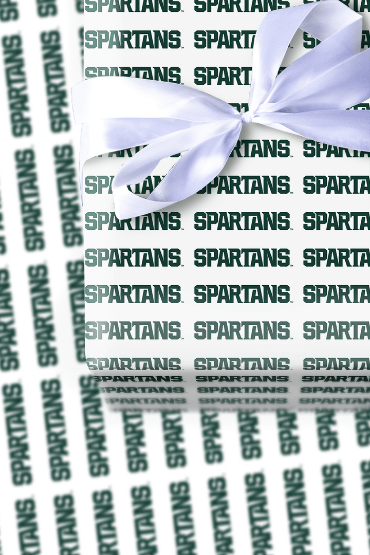 Repeating Spartans - Wrapping Paper - Aspen & Arlo