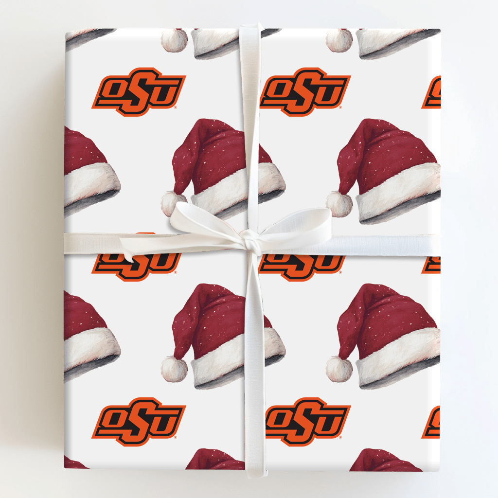 Santa’s Stillwater Stetson - Wrapping Paper - Aspen & Arlo