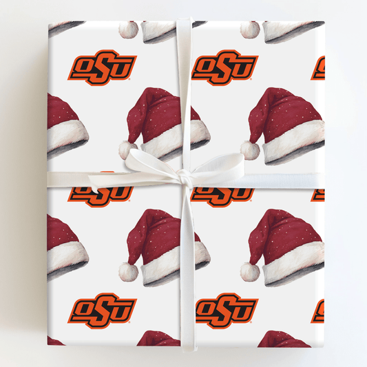 Santa’s Stillwater Stetson - Wrapping Paper - Aspen & Arlo