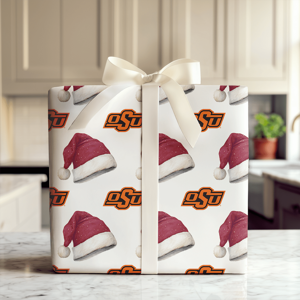 Santa’s Stillwater Stetson - Wrapping Paper - Aspen & Arlo