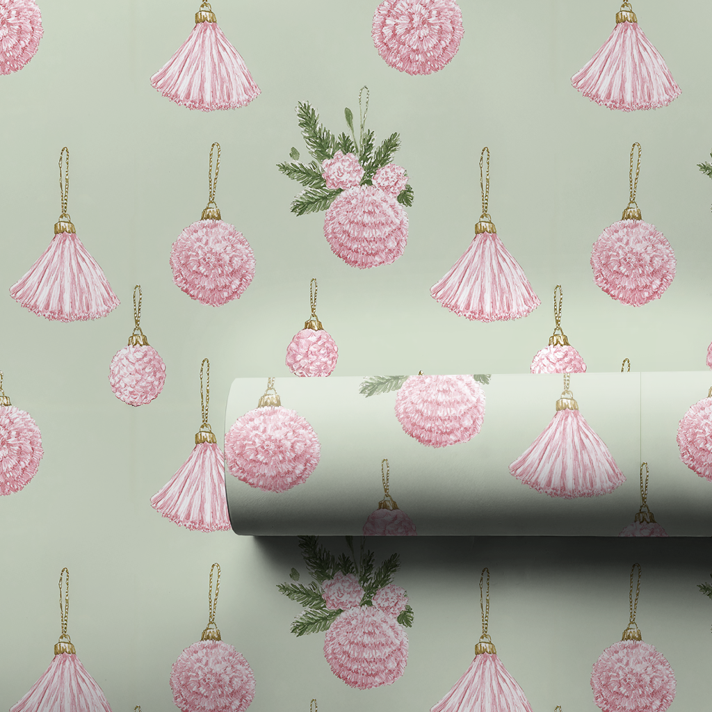 Pom Pom Ornaments