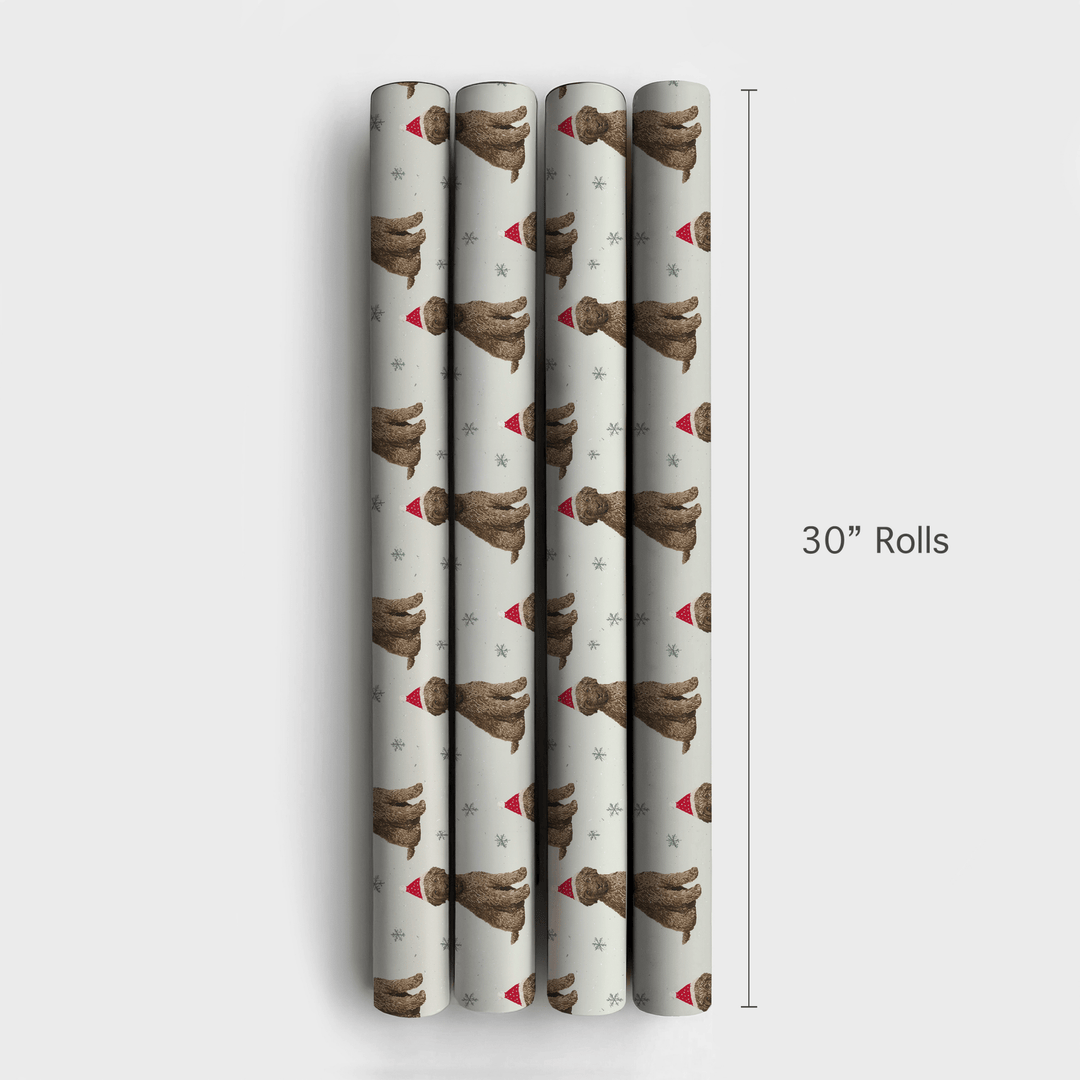 Lagotto & Snowflakes - Wrapping Paper - Aspen & Arlo