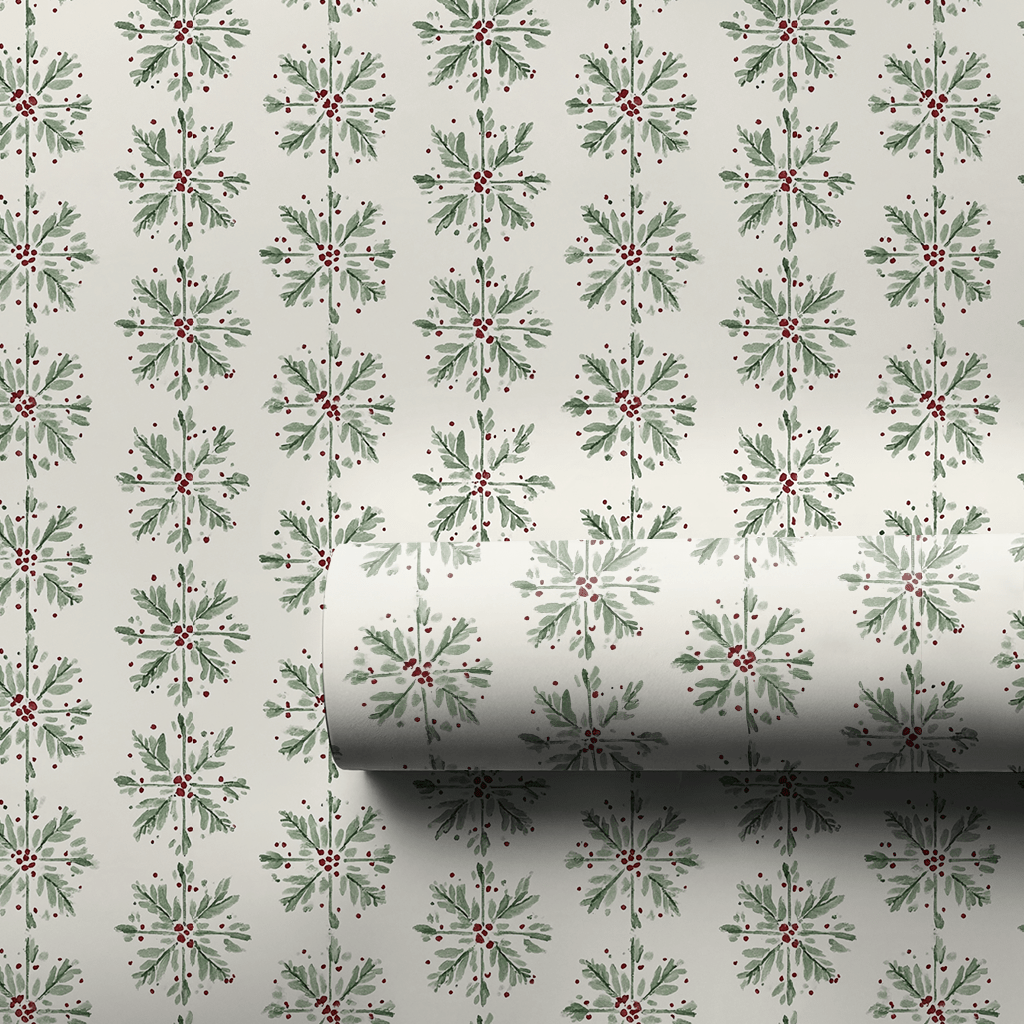 Painted Mistletoe Flakes