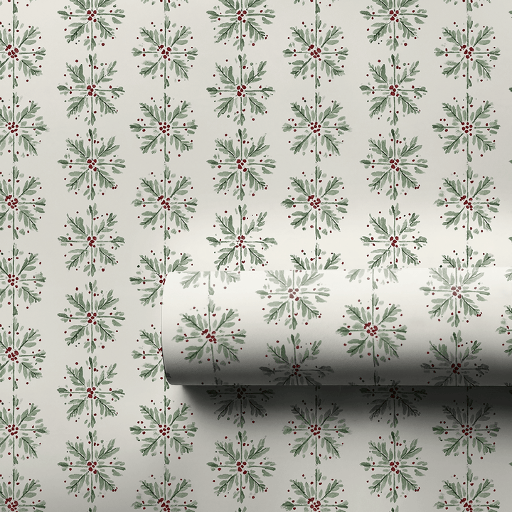 Painted Mistletoe Flakes