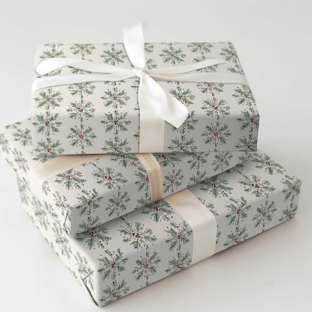 Painted Mistletoe Flakes