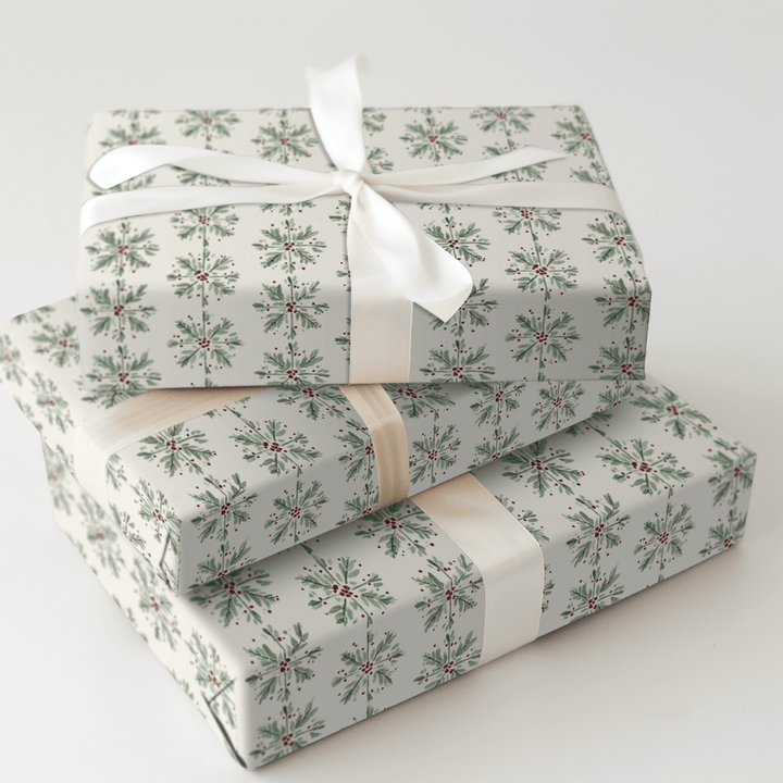 Painted Mistletoe Flakes