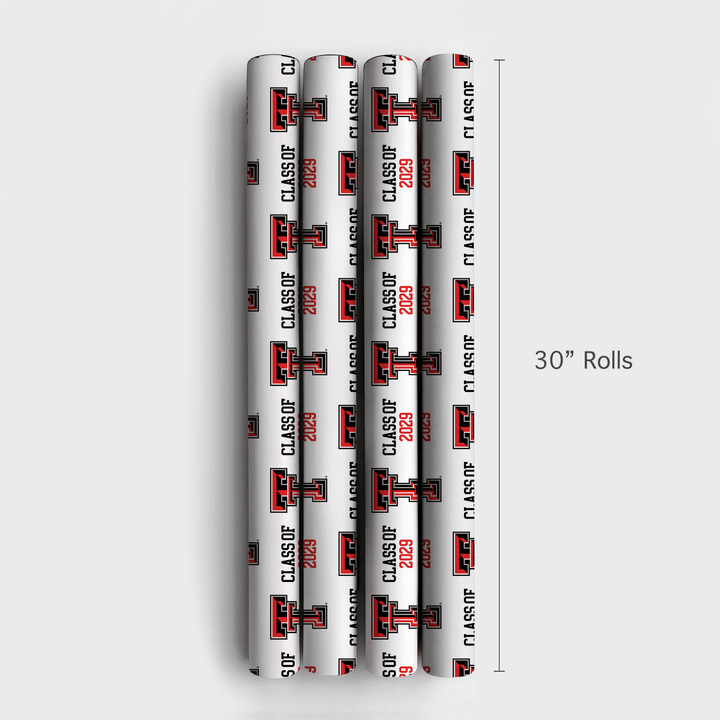 Texas Tech Class of 2029 - Wrapping Paper - Aspen & Arlo