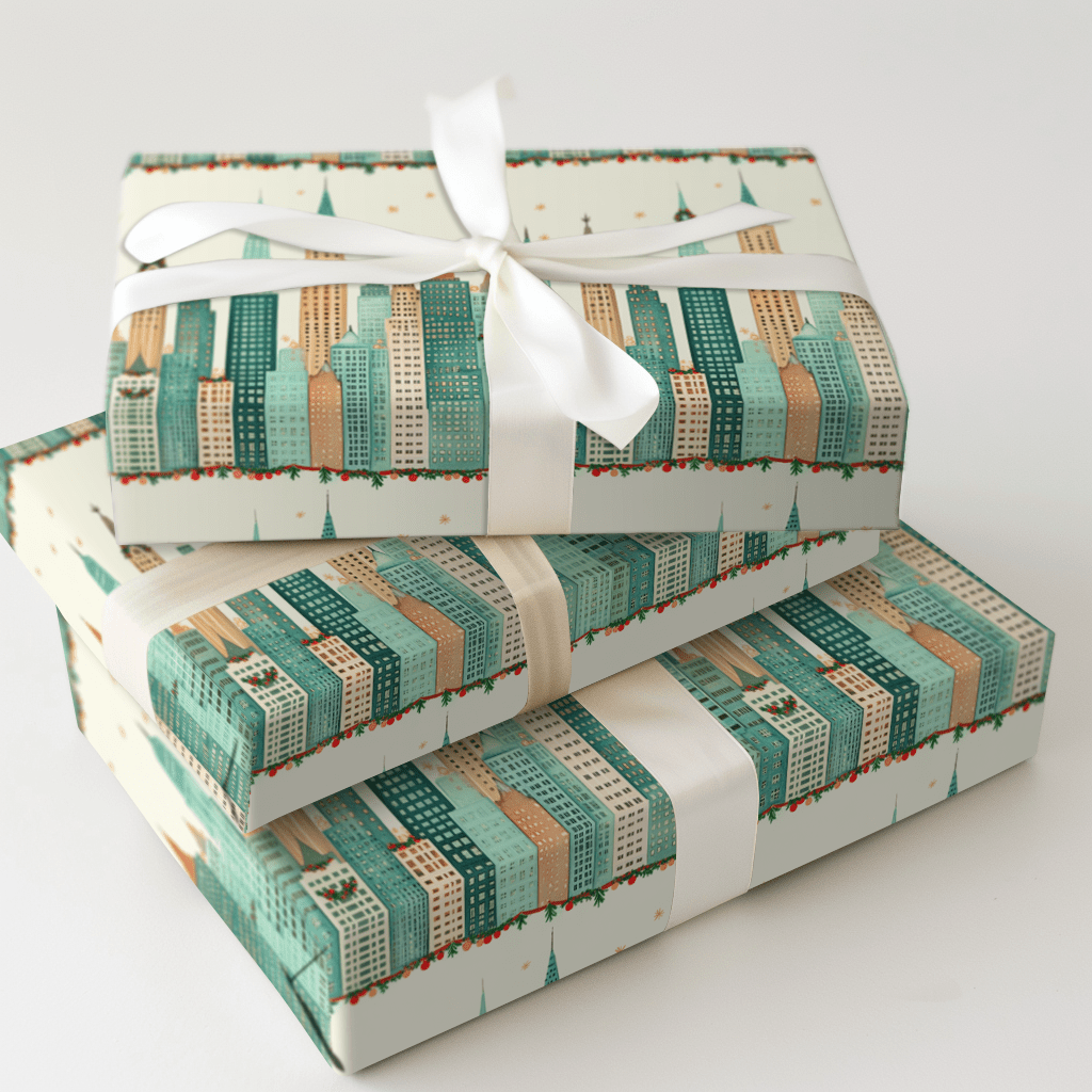 Christmas in NYC - Wrapping Paper - Aspen & Arlo