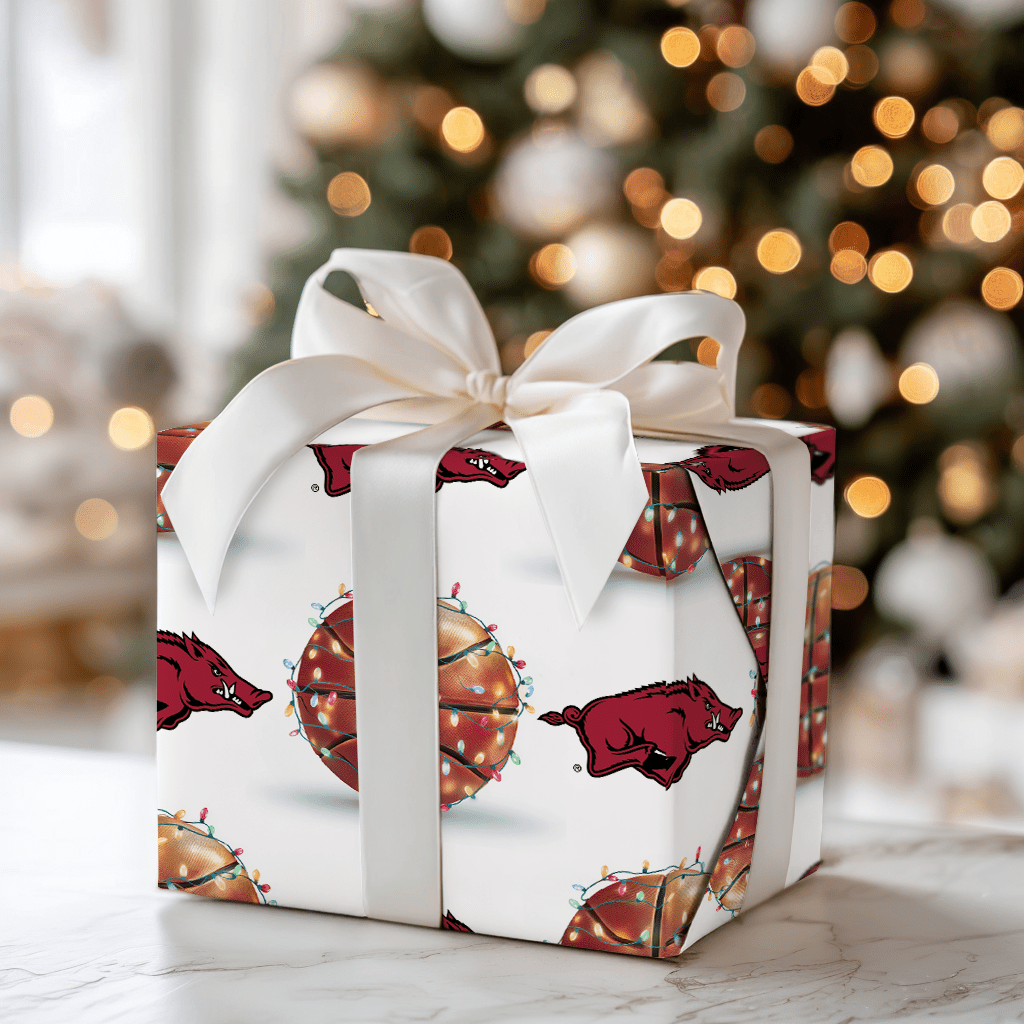 Holiday Hoops Hogs - Wrapping Paper - Aspen & Arlo