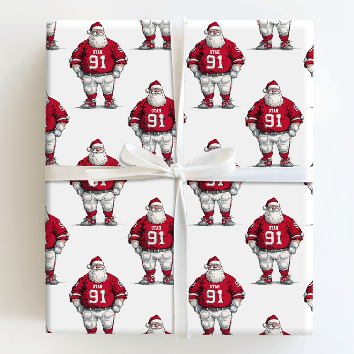 Red & White Christmas in Utah - Wrapping Paper - Aspen & Arlo