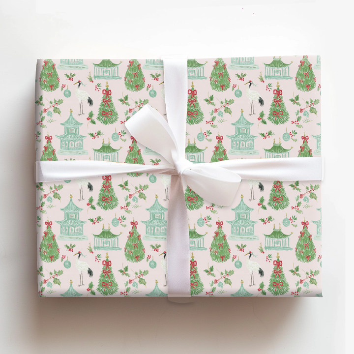 Christmas Porcelain Crane_