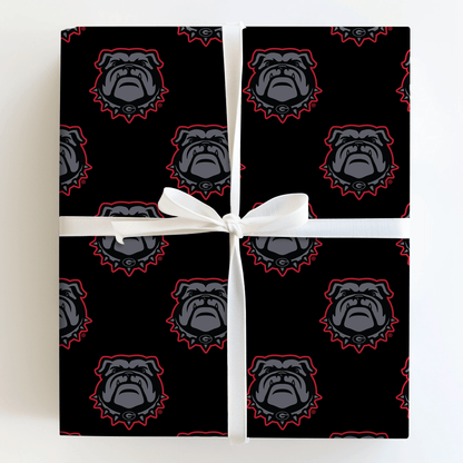 Shadow Bulldog - Wrapping Paper - Aspen & Arlo