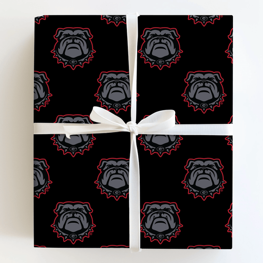 Shadow Bulldog - Wrapping Paper - Aspen & Arlo