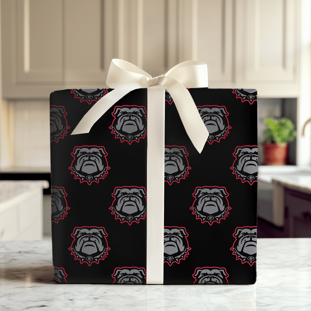 Shadow Bulldog - Wrapping Paper - Aspen & Arlo