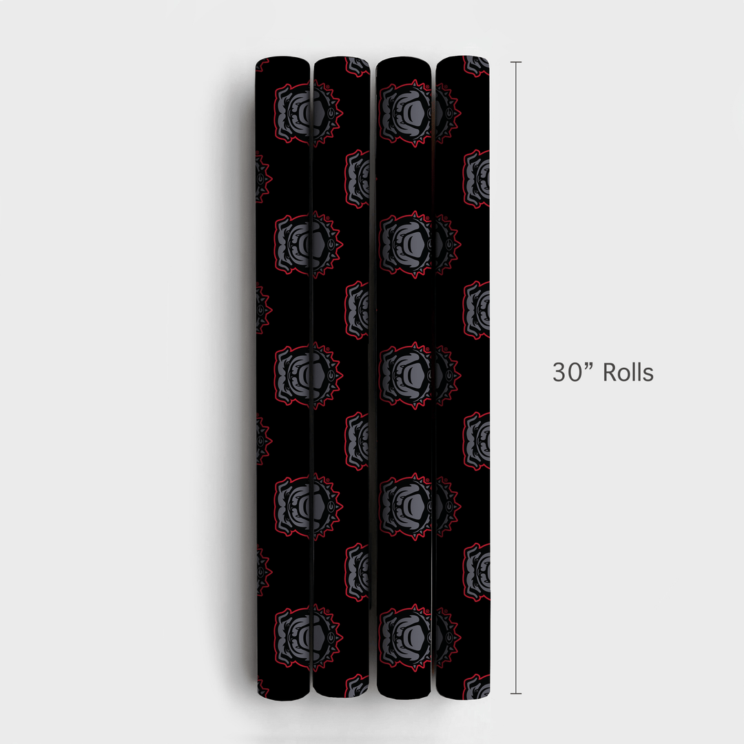 Shadow Bulldog - Wrapping Paper - Aspen & Arlo