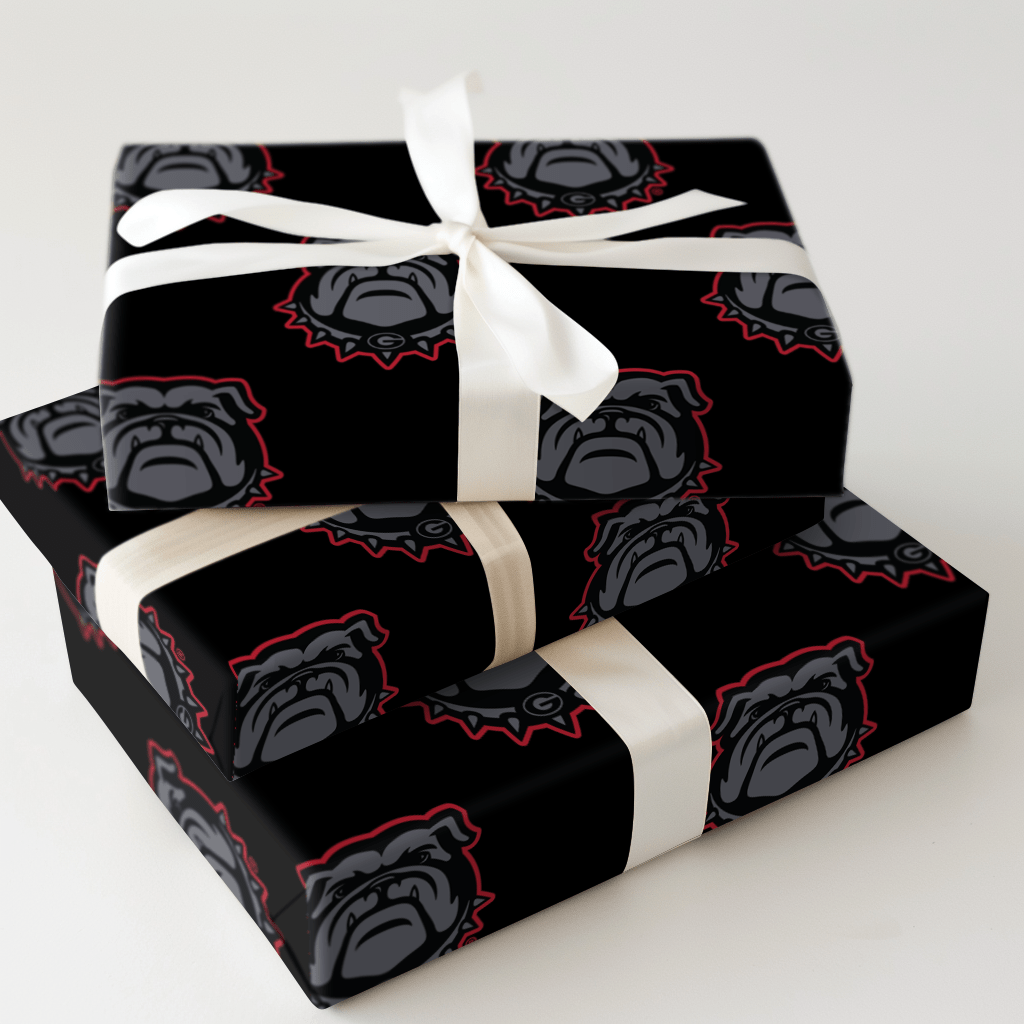 Shadow Bulldog - Wrapping Paper - Aspen & Arlo