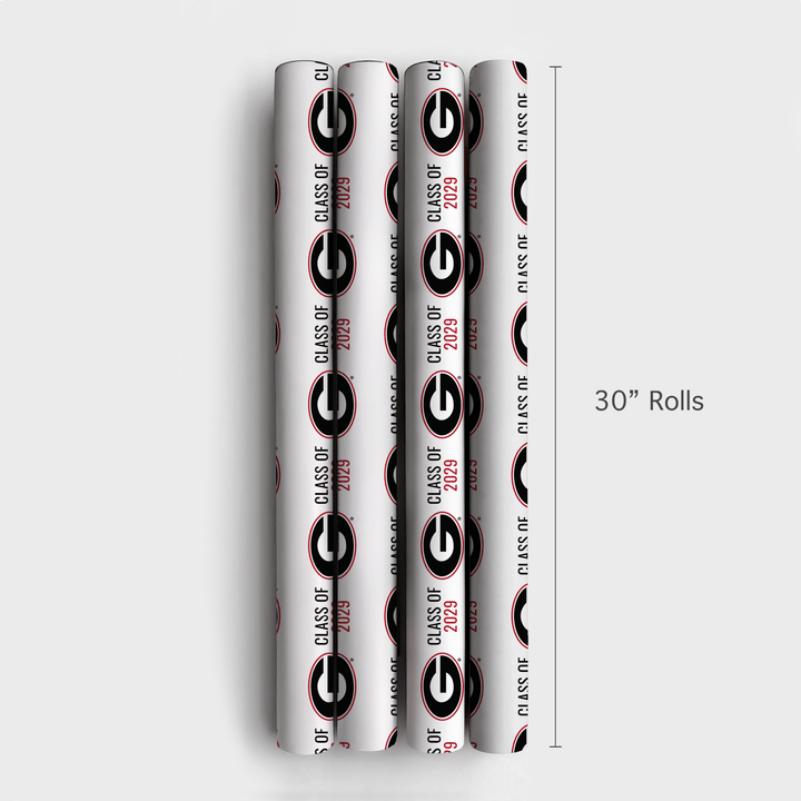 Georgia Class of 2029 - Wrapping Paper - Aspen & Arlo
