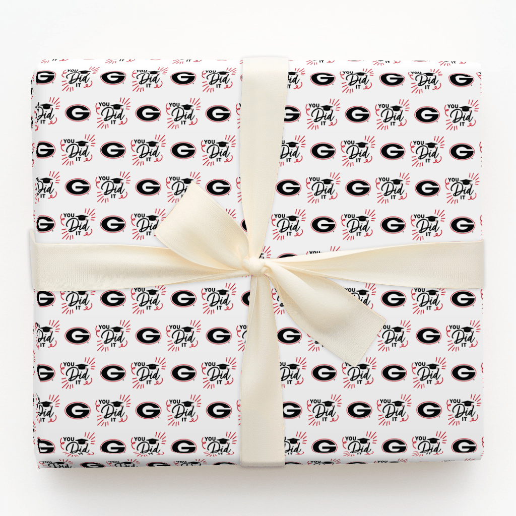 You Did It Georgia - Wrapping Paper - Aspen & Arlo