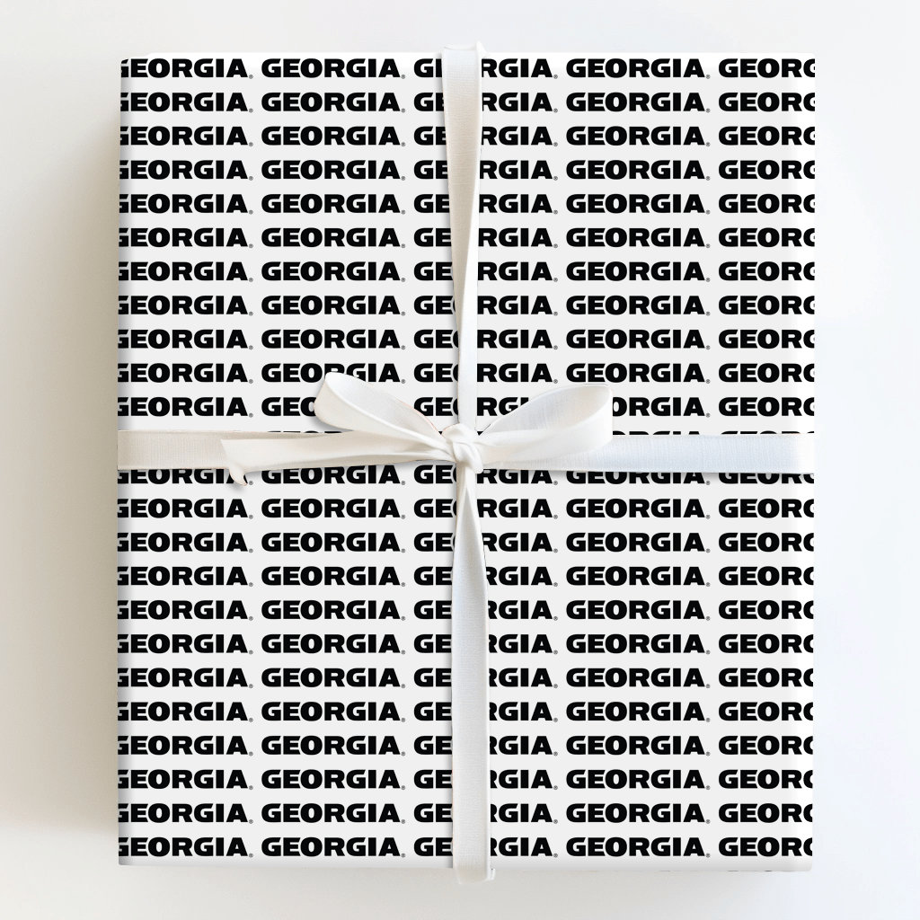 Black and White Georgia - Wrapping Paper - Aspen & Arlo