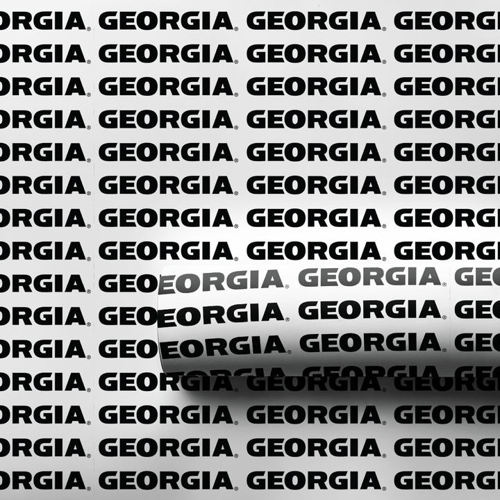 Black and White Georgia - Wrapping Paper - Aspen & Arlo