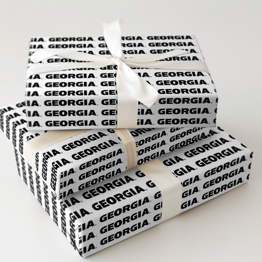 Black and White Georgia - Wrapping Paper - Aspen & Arlo