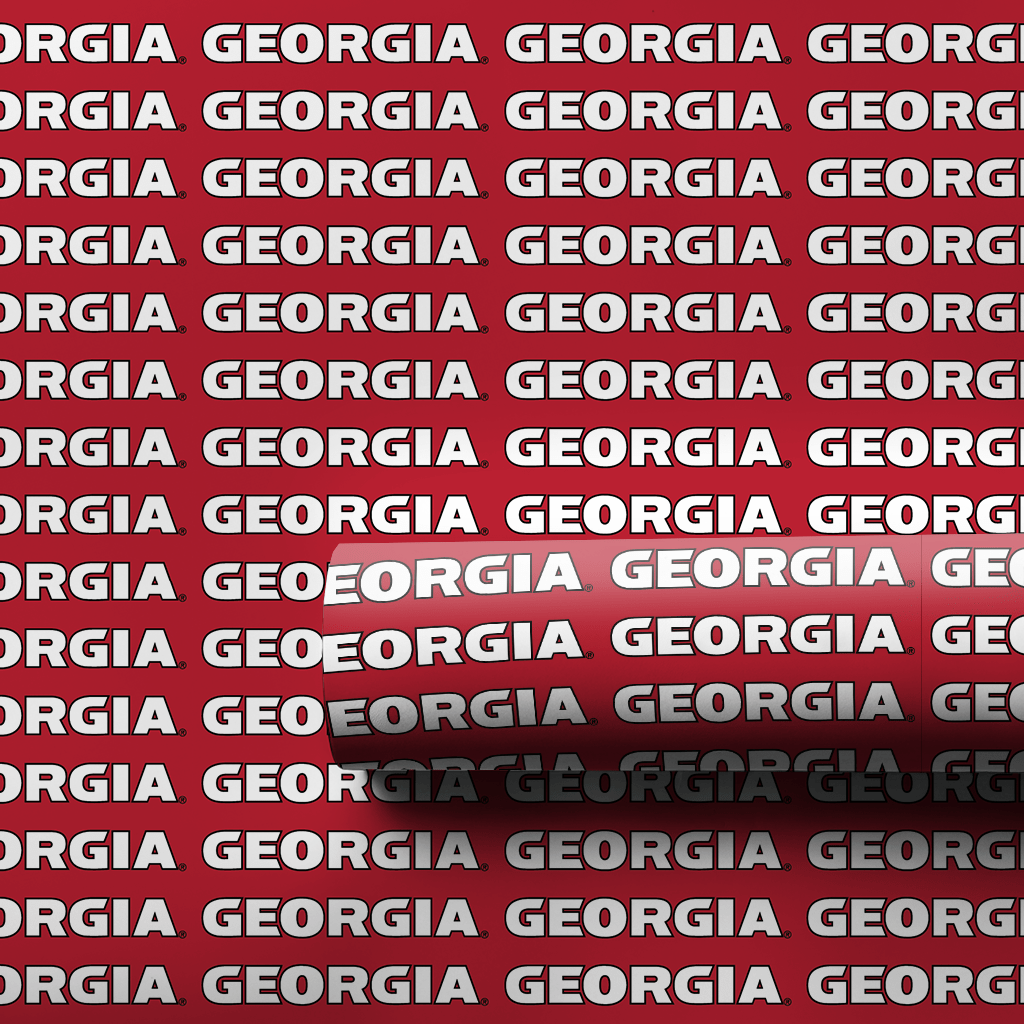 Repeating White Georgia - Wrapping Paper - Aspen & Arlo