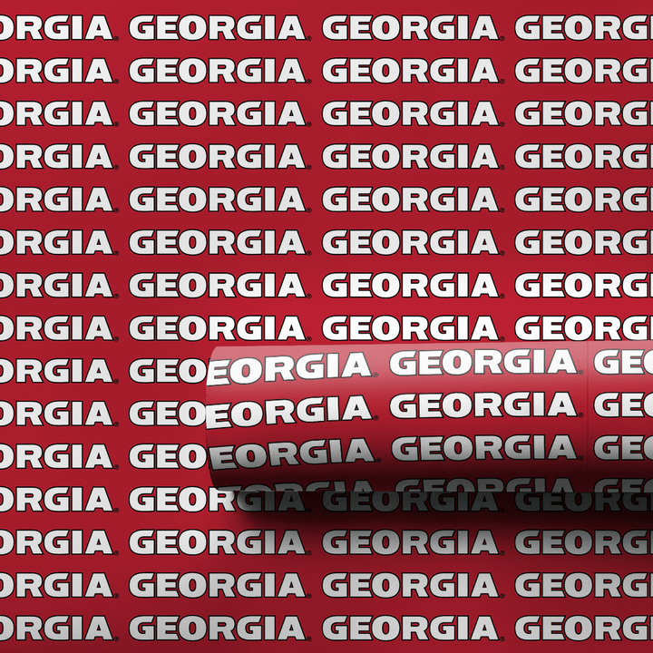 Repeating White Georgia - Wrapping Paper - Aspen & Arlo