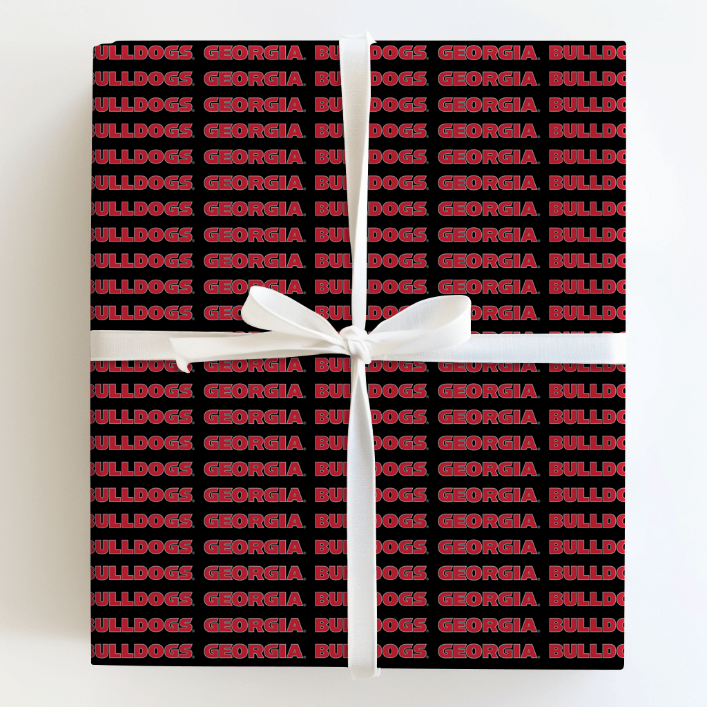 Repeating Georgia Red - Wrapping Paper - Aspen & Arlo