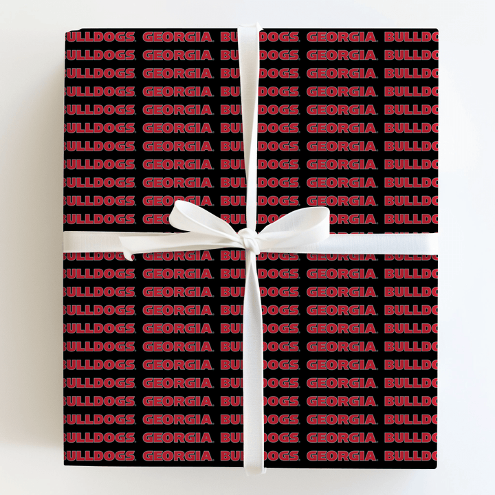 Repeating Georgia Red - Wrapping Paper - Aspen & Arlo