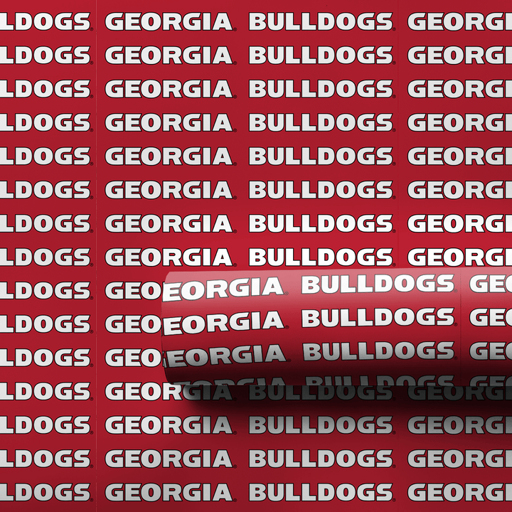 Red Georgia Bulldogs - Wrapping Paper - Aspen & Arlo