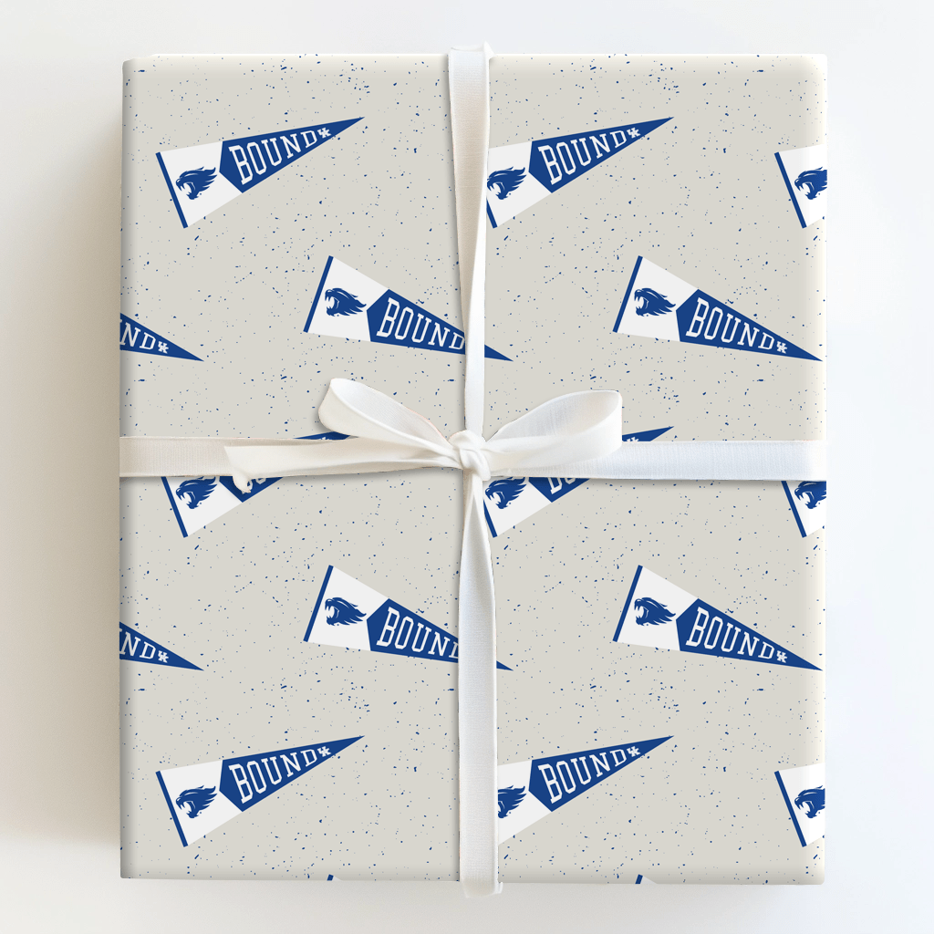 Bound Wildcat Pennant - Wrapping Paper - Aspen & Arlo